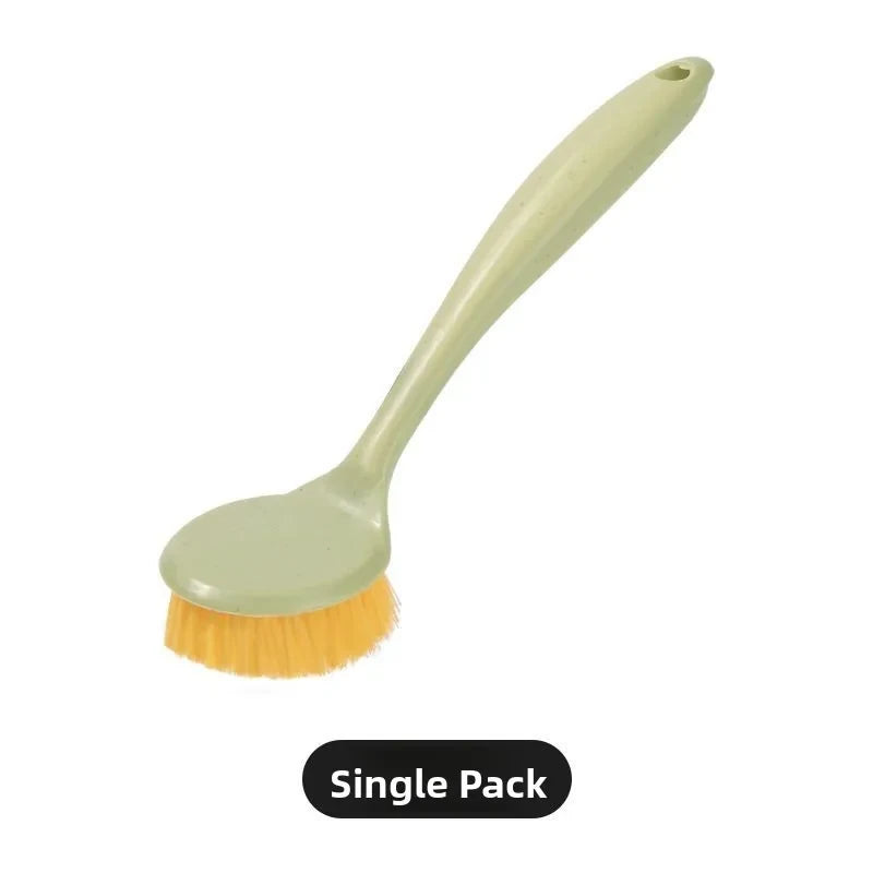 ROTATING LIQUID DISPENSING DISH BRUSH