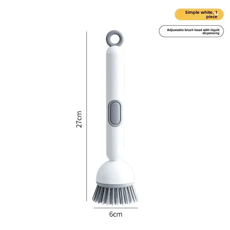 ROTATING LIQUID DISPENSING DISH BRUSH