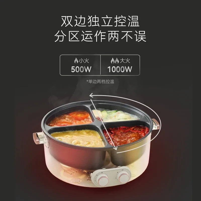 4-Compartment Electric Hot Pot