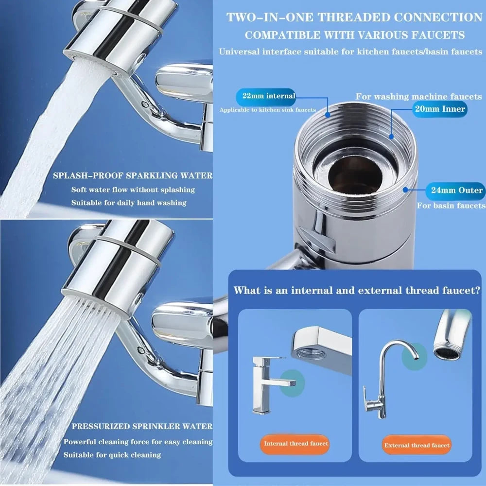 360° Swivel Faucet Extender