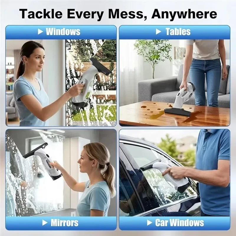 Cordless Electric Window Vacuum Cleaner