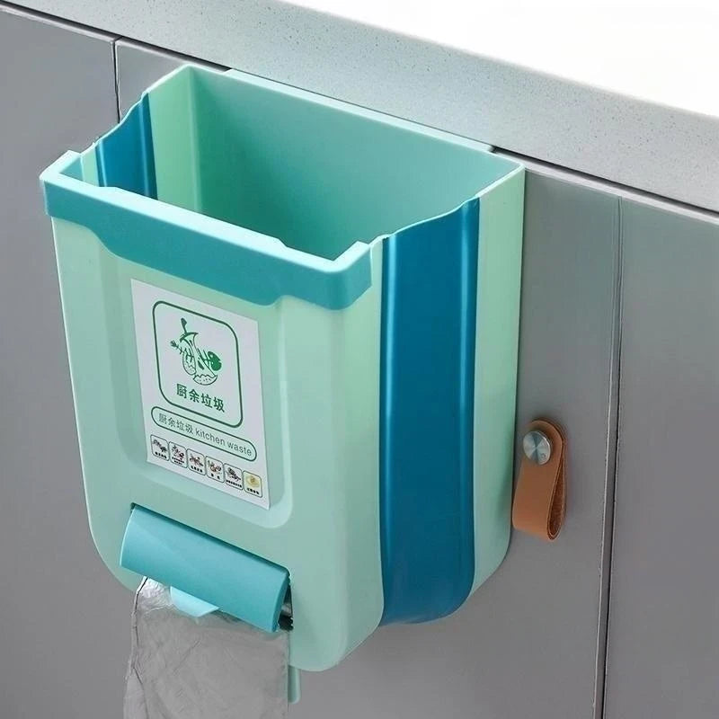 Foldable Hanging Kitchen Trash Bin