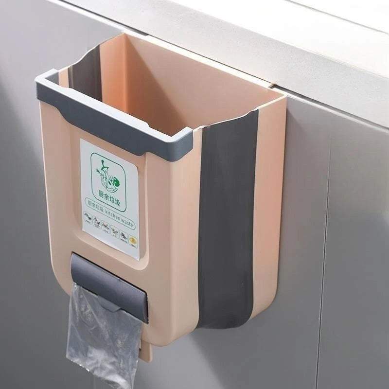 Foldable Hanging Kitchen Trash Bin