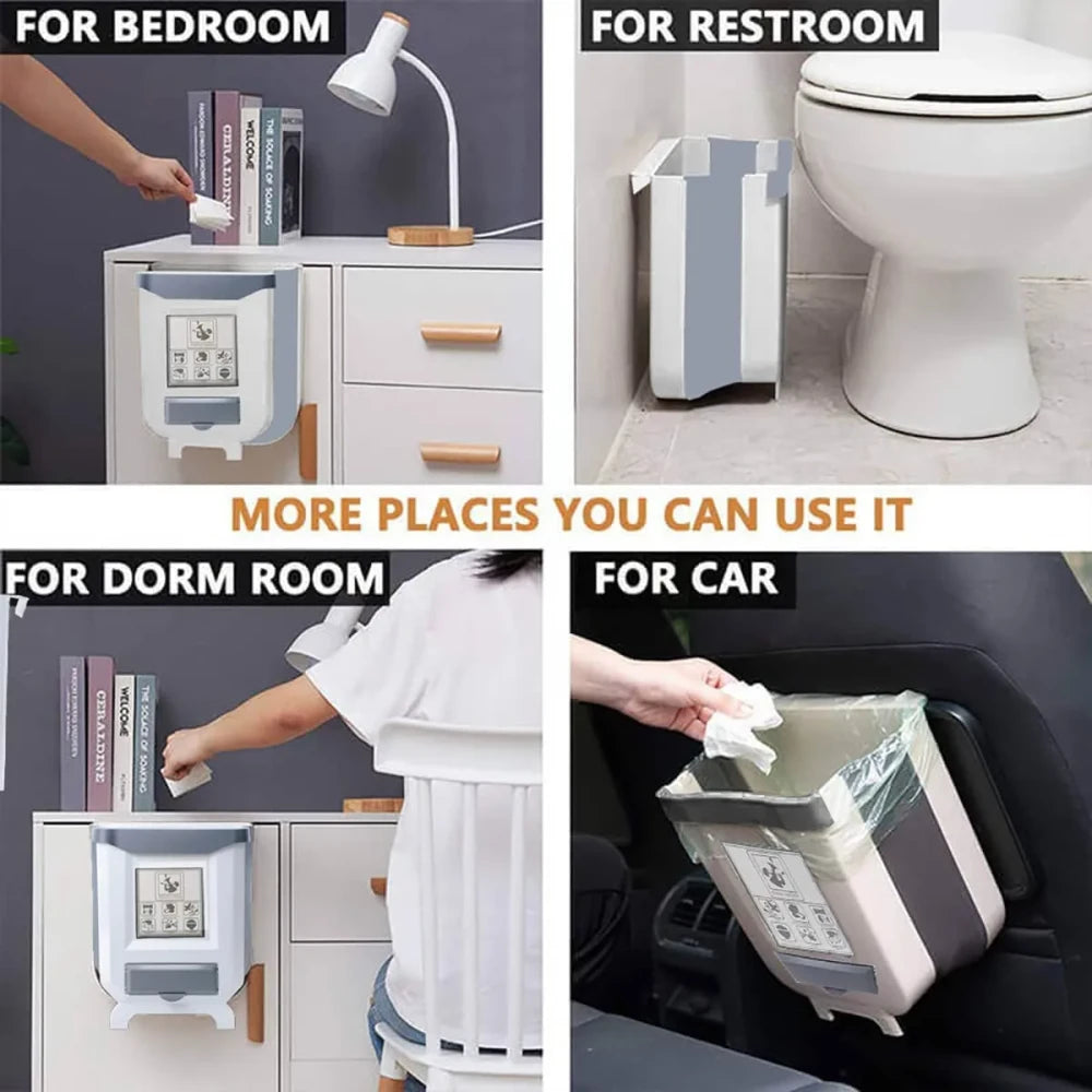 Foldable Hanging Kitchen Trash Bin