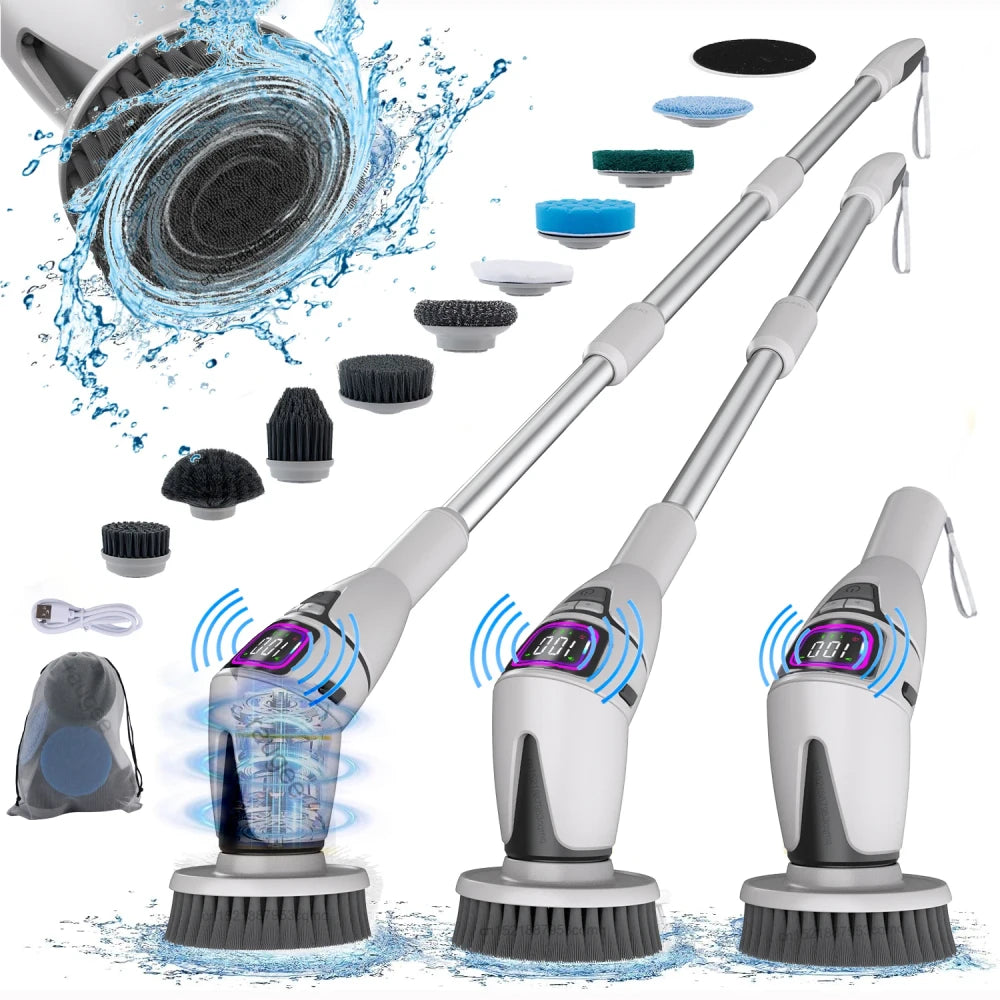 Multifunctional Wireless Spin Scrubber 10 IN 1