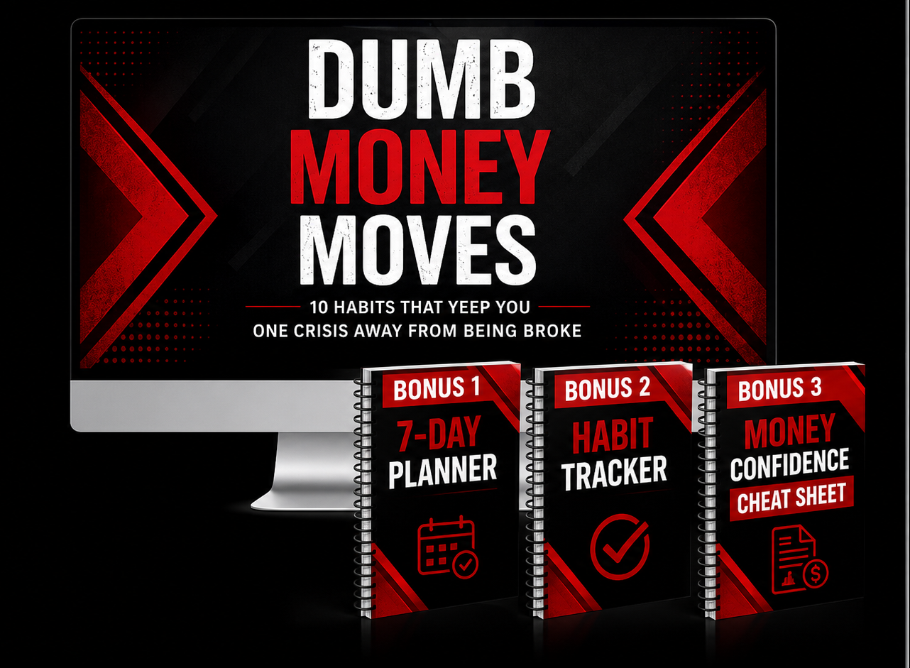 Dumb Money Moves + 3 FREE Bonuses